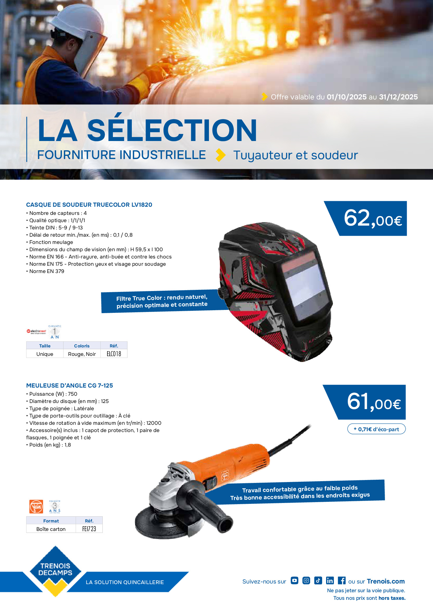 Catalogue Spécialisé - Sélection fourniture industrielle